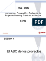 Formulacion y Evaluacion de Proyectos S1 PEE
