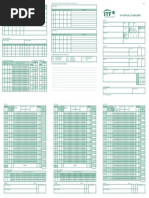 Badminton Match Score Sheet Template | PDF