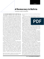 Media and Democracy in Bolivia 