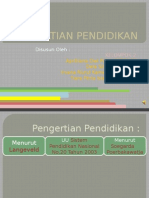 Pengertian Pendidikan