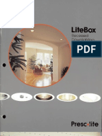 Prescolite Litebox Downlight Catalog 1995