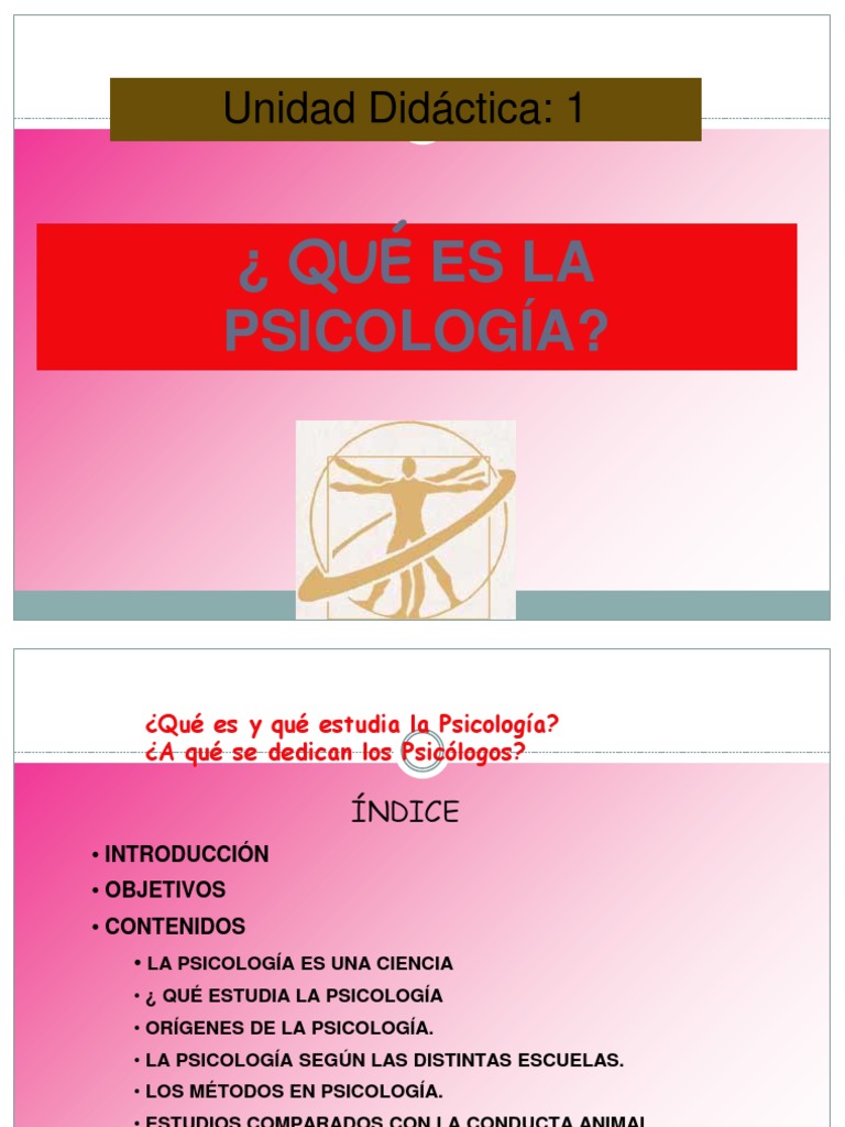 QUÉ ES LA PSICOLOGÍA.ppt | Sicología y ciencia cognitiva ...