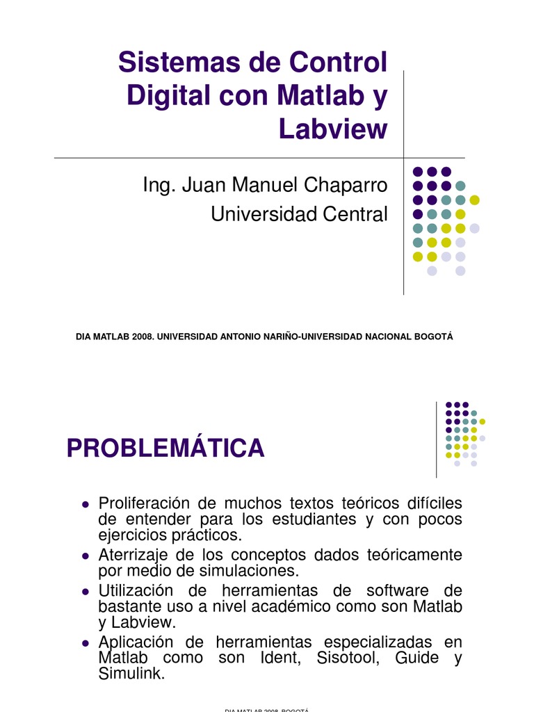 Sistemas de Control Digital Con Matlab y Labview | PDF | Matlab ...