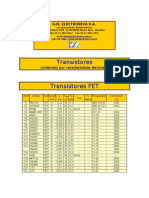 Catalogo de Transitores Originales