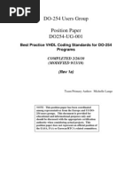 Best Practice VHDL Coding Standards For DO-254 Programs