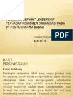 Pengaruh Servant Leadership Terhadap Komitmen Organisasi