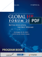 Program Book-Global HR Forum 2012