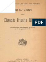 Ley de Instrucción Primaria Obligatoria, 1920