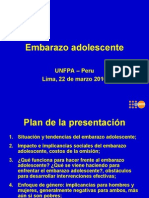 Embarazo Adolescente Unfpa