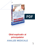 51536285 Ghid Explicativ Al Principalelor Analize Medicale