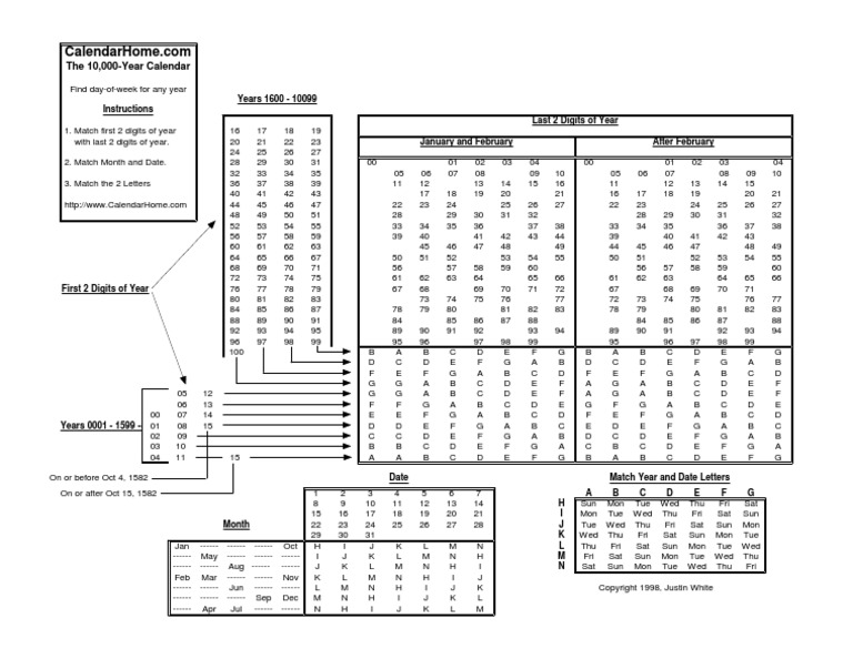 Year Calendar | PDF