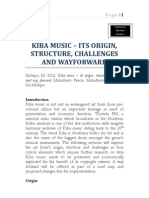 Kiba Music Origins Structure Challenges and Way Forward