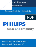 Renub Research: Company Analysis - Philips India