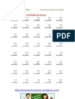 Coleccion de Multiplicaciones y Dividsiones Orientacionandc3bajar