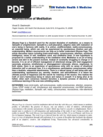 Neuroscience of Meditation (Review)