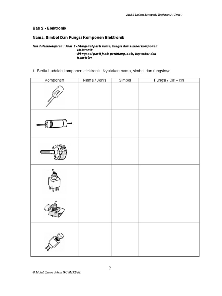 Khb Tgk 2 Bab 2 Elektronik Pdf