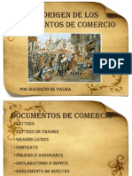 El Origen de Los Documentos de Comercio