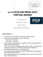 Efficycle 2013 Virtual_Presentation Format