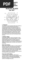 Download Citizen Instruction Manual E811 by Tom Kent SN151300575 doc pdf