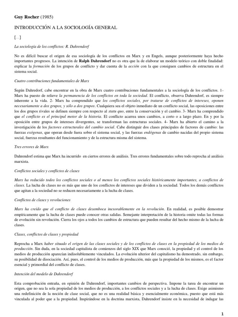 Resumen - Guy Rocher (1985) 