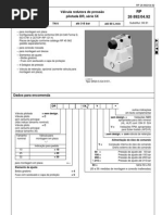 Válvula redutora de pressão