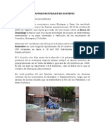 Desastres Naturales en Ecatepec