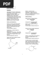 2.1 Linear Motion 1