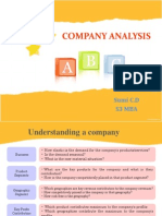 Company Analysis Ppt