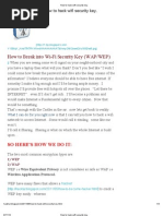 Download How to Hack Wifi Security Key by Vivekananda Ganjigunta Narayana SN151338036 doc pdf