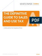 The Definitive Guide to Sales and Use Tax