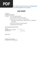 Job Order ID