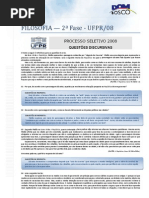 Ufpr 2008 2f Comentada Filosofia