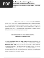 AÇÃO INDENIZAÇÃO VICIOS REDIBITORIOS