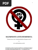 Manifesto Anti Feminista