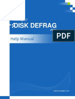 Disk Defrag Manual