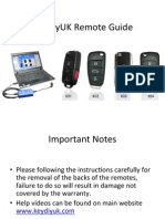Keydiyuk Remote Guide