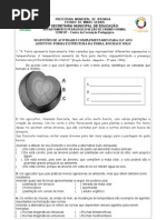 Atividades Sobre Forma e Estrutura Da Terra 6c2ba Ano Geografia