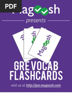 Magoosh Vocab Flashcard eBook