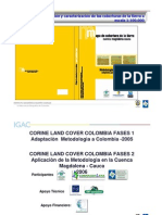 Corine Land Cover Colombia Fases i y II