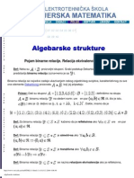 Algebarske Strukture