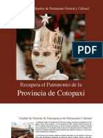 Recuperando El Patrimonio de La Provincia de Cotopaxi PDF