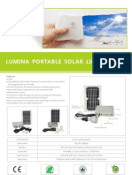 Lumina Portable Solar Lighting Kit Flyer v1.8