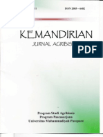 Kemandirian Jurnal Agribisnis Vol. 3 No. 1, April 2011