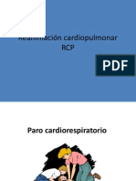 Reanimación Cardiopulmonar RCP