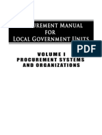 procurement manual for LGUS - procurement system 