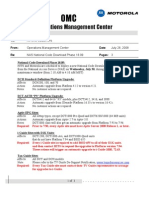 Operations Management Center: To: From: Date: Re: Pages: 3 National Code Download Phase 18.09
