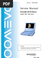 Service M A Nua L: Portable DVD Player