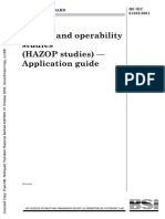 BS IEC 61882 - 2001 - Hazard and Operability Studies