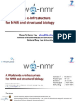 A Worldwide E-Infrastucture For NMR and Structural Biology