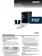 Lifestyle Homewide Powered Speaker System: Owner's Guide Guía de Usario Notice D'utilisation